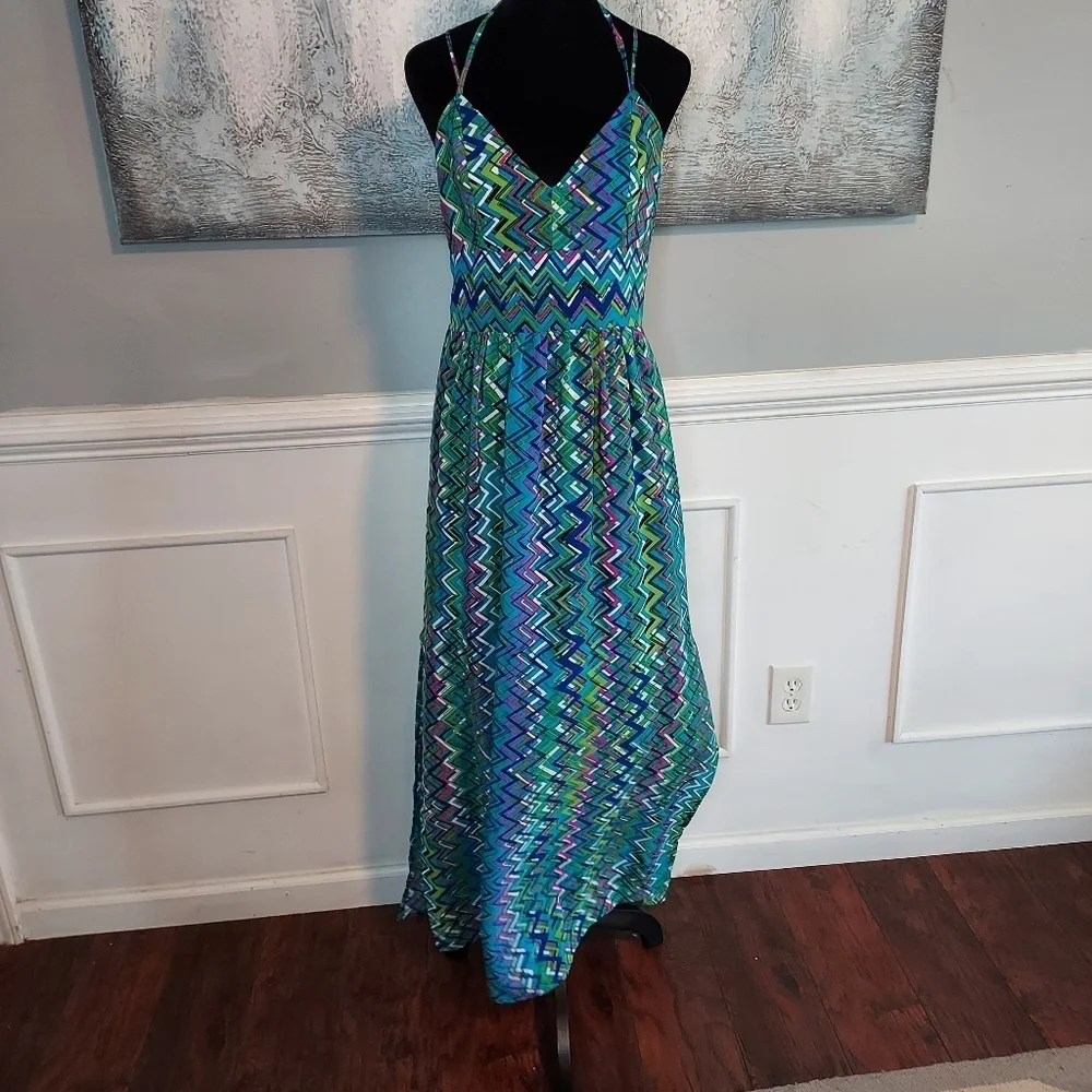 Amanda Uprichard 100% Silk Print Dress - Picture 3 of 14